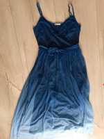 Sukienka tiulowa kropki groszki ombre Orsay M 38