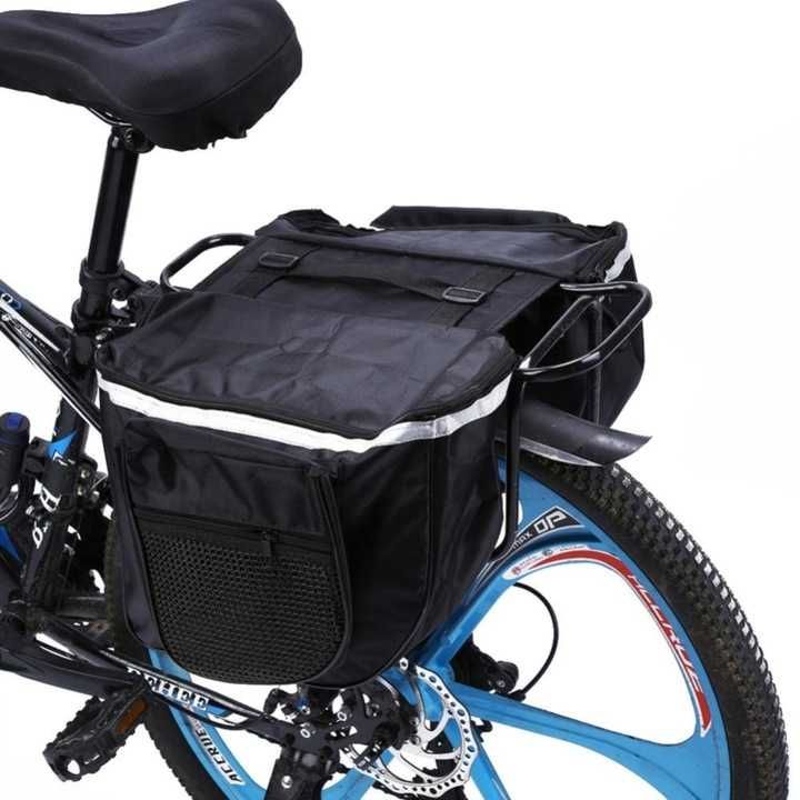 Torba rowerowa rower sakwa na bagażnik kufer gruba