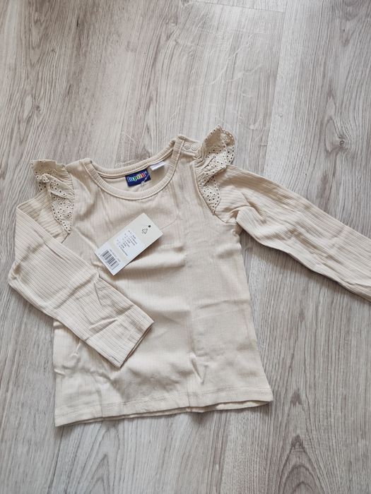 Bluzka z długim rękawem dziewczęca 74/80