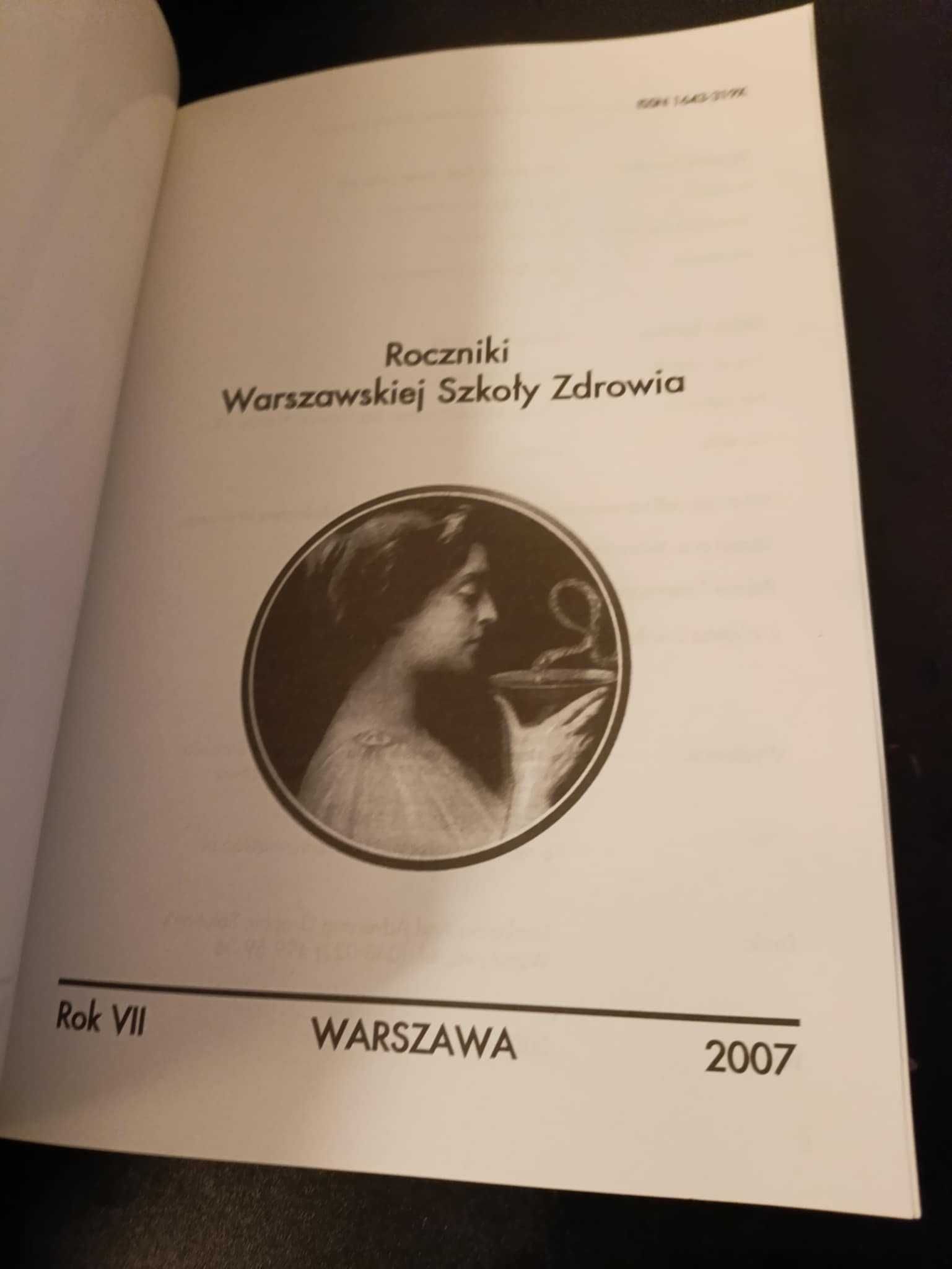 roczniki warszawskiej szkoły zdrowia rok VII 2007