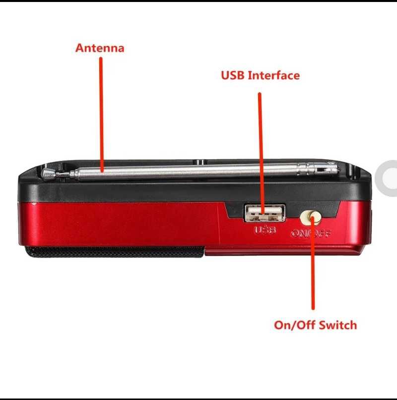 Радіоприймач STONEGO FM радіо плеєр USB TF