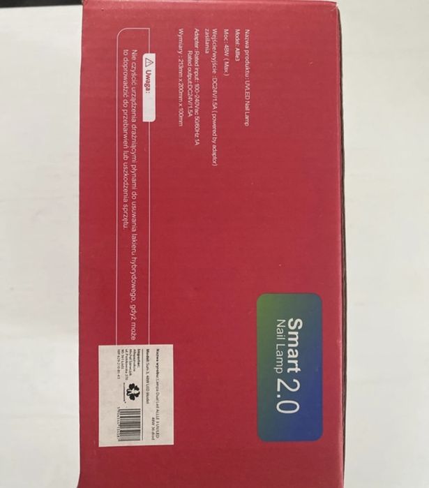 Lampa do paznokci,dual led smart plus gratisy, hybryda