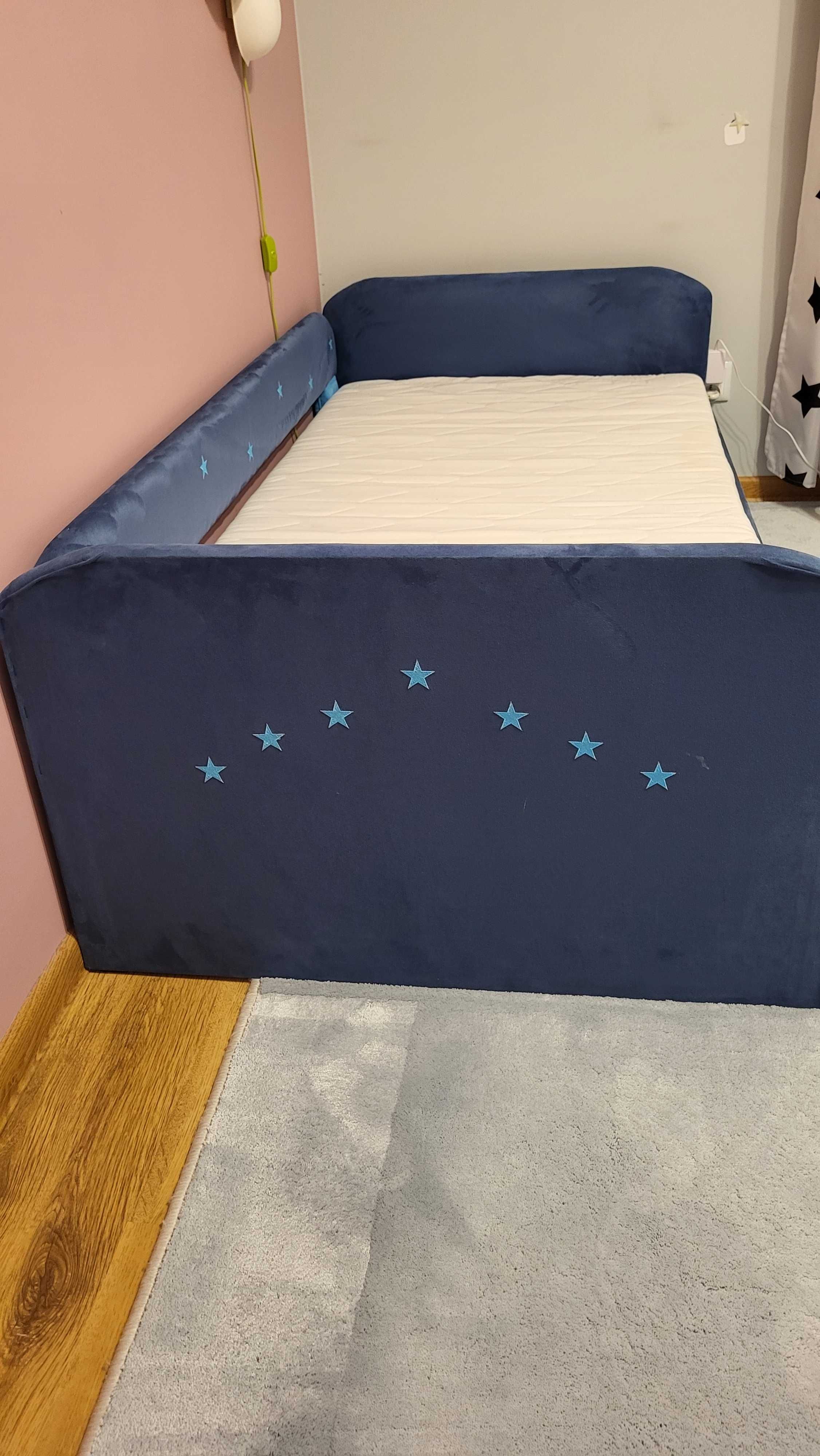 łóżko dziecięce tapicerowane 165x85 cm