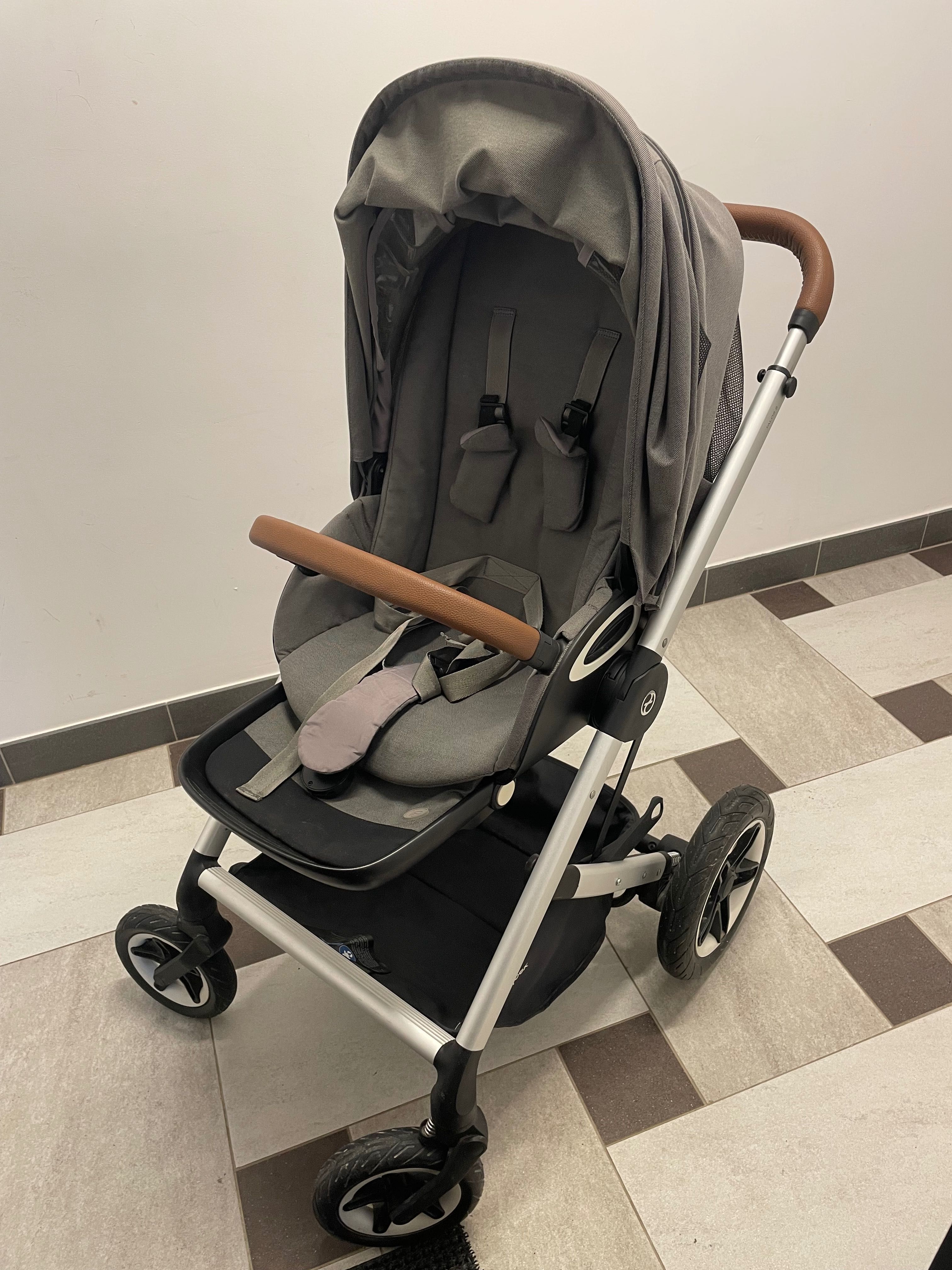 Wózek Cybex Talos S Lux spacerówka+gondola Soho Grey