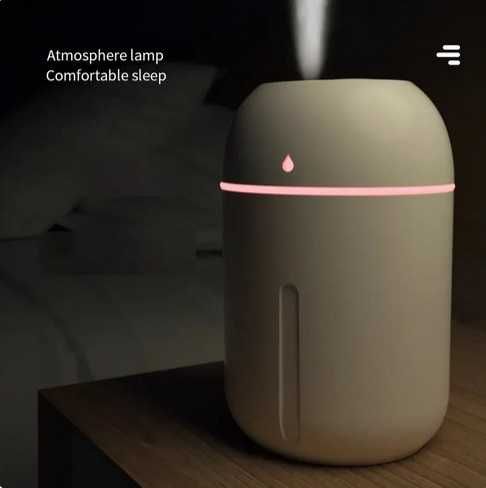 Nawilżacz powietrza atomizer aromaterapia rozpylacz USB LED światło