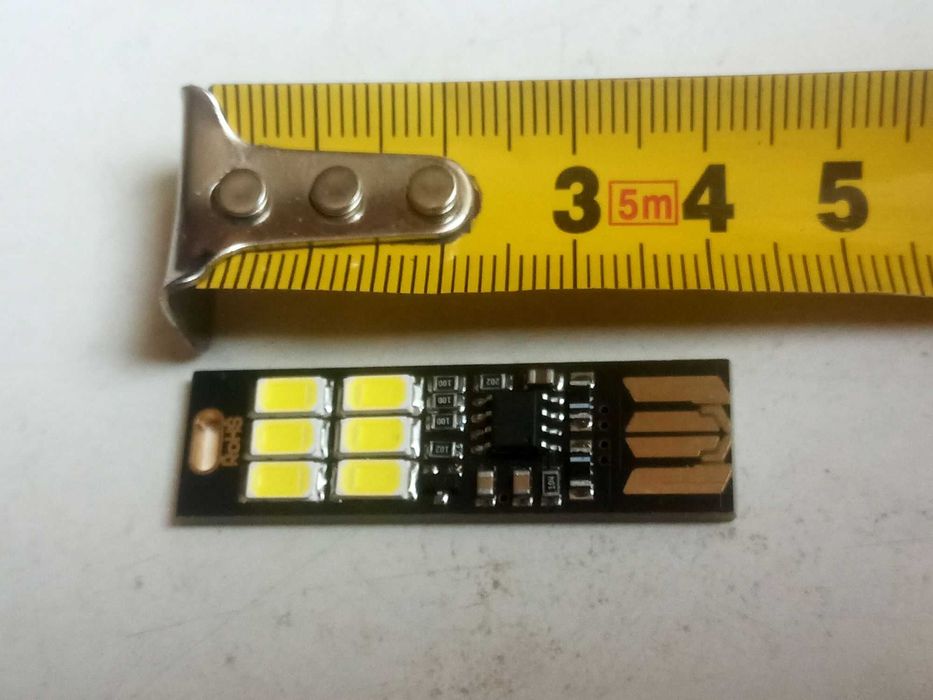 Светильник USB диммер регулируемый сенсор LED фонарь брелок 1,1Вт