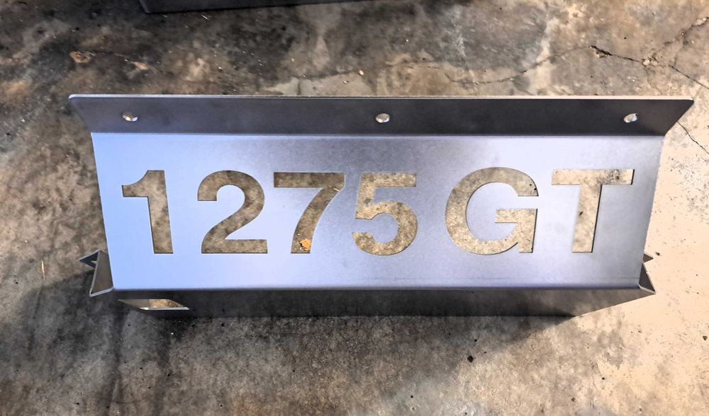 Proteção do carter em inox personalizada para Mini Clássico