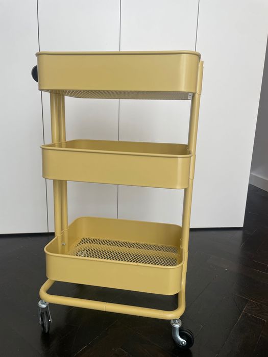 Ikea regał kosz na kółkach Raskog