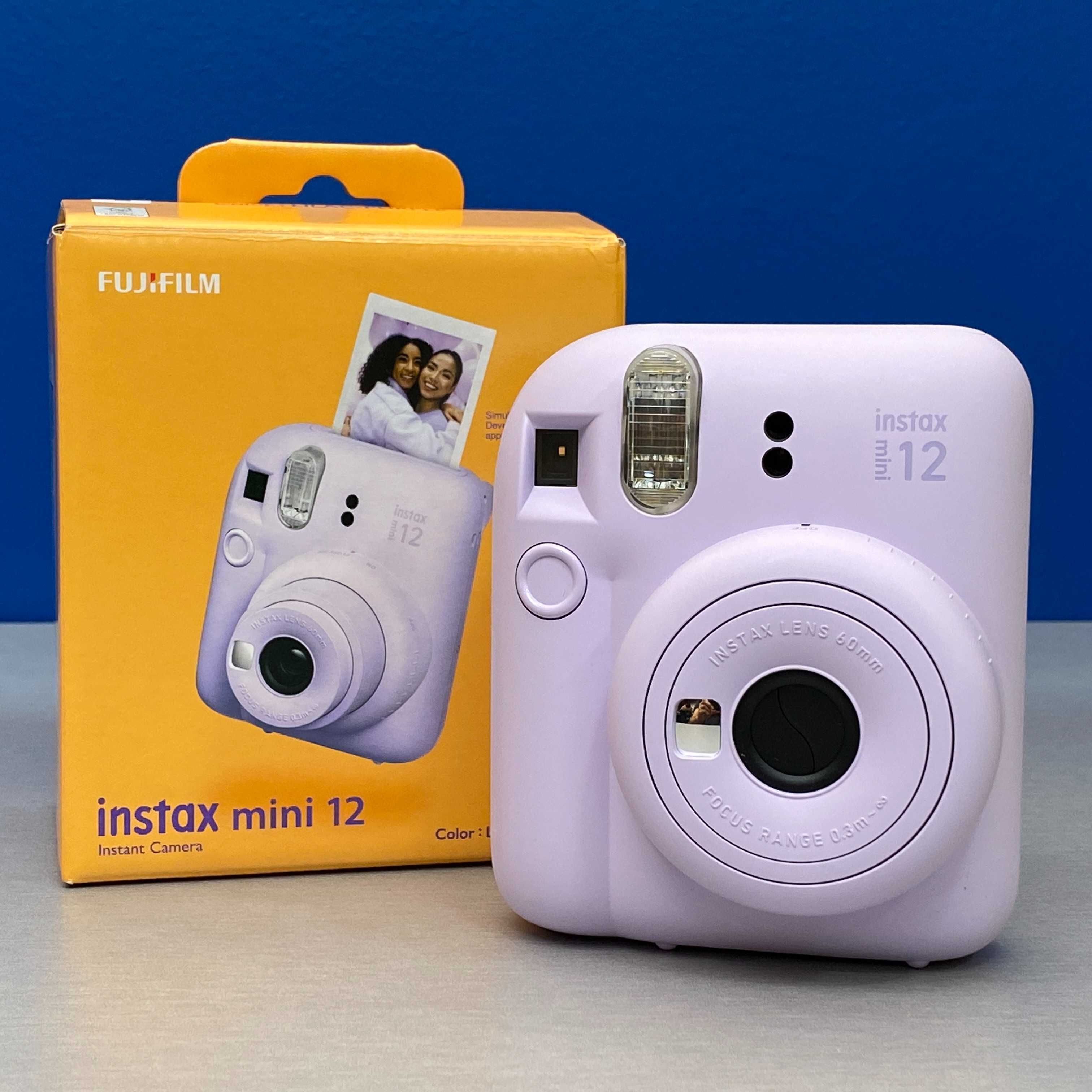 Fujifilm Instax Mini 12 (Lilac Purple) - NOVA - 3 ANOS DE GARANTIA