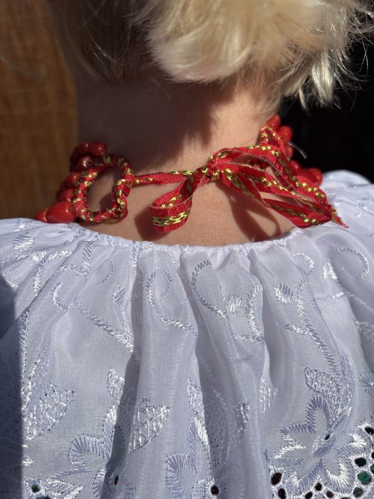 Korale śląskie Rozbarskie ludowe regionalne strój ludowy śląski