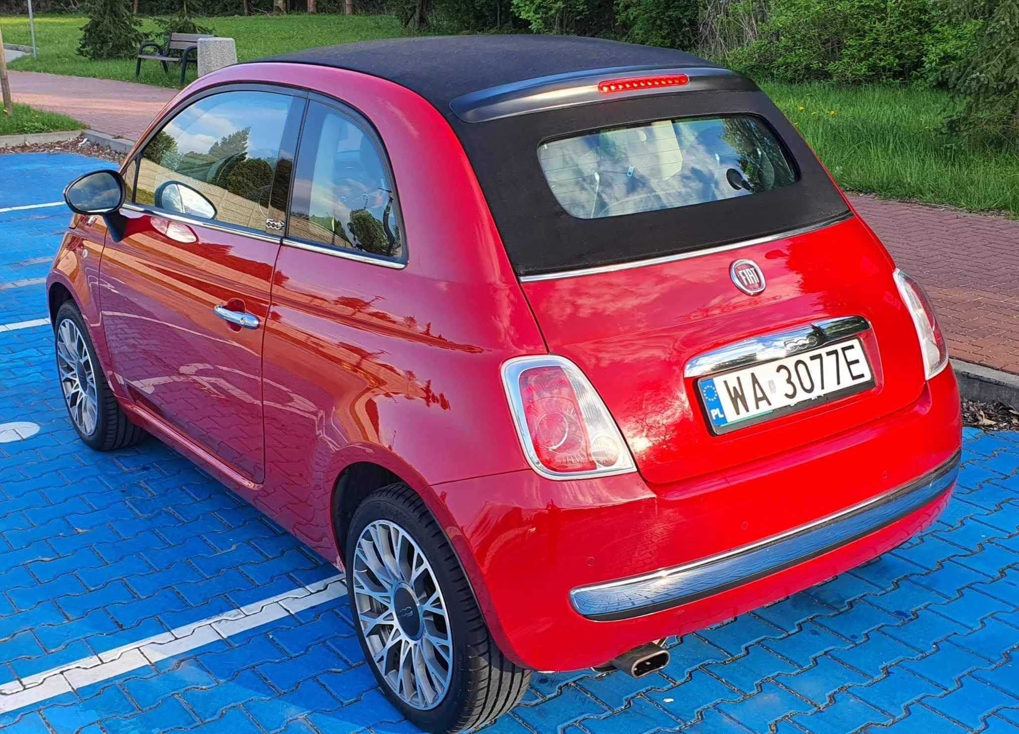 FIAT 500C 2010r 1,2 benzyna CABRIO