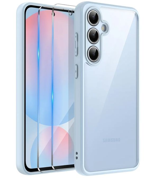 Capa e 2 peças Vidro temperado para Samsung Galaxy S24 FE 5G