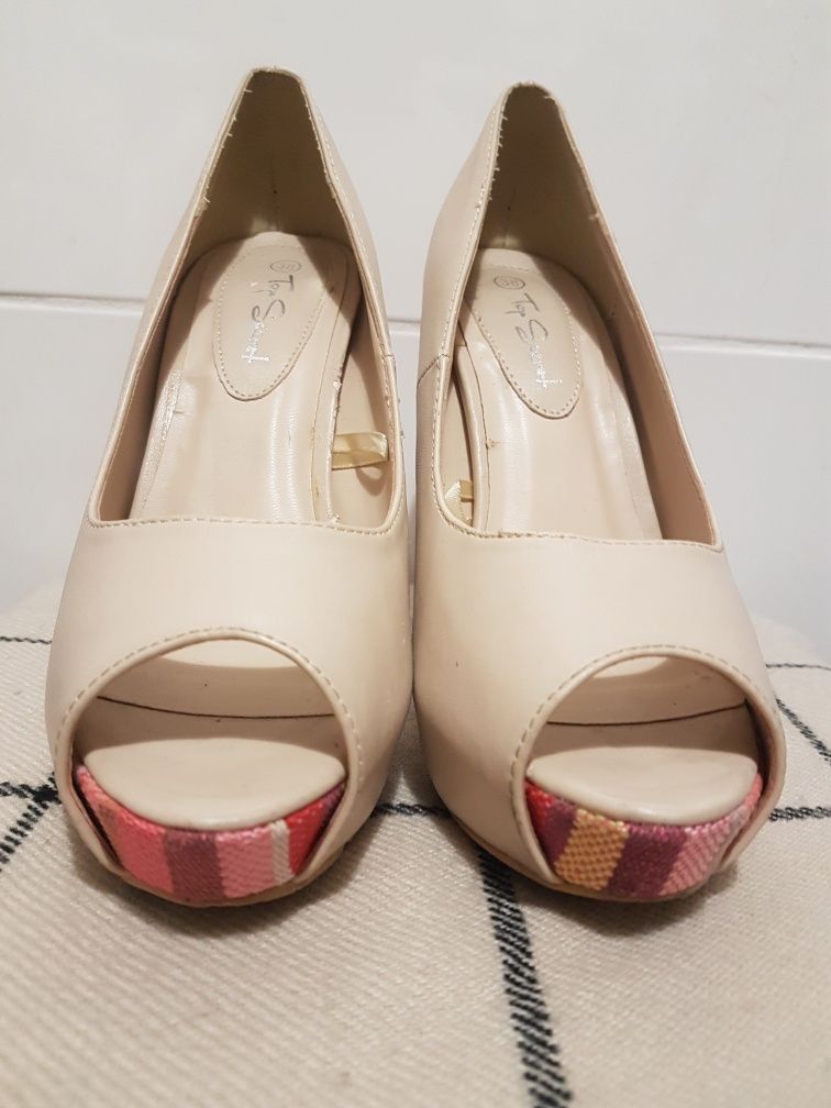 Buty damskie Top Secret roz.38 na bardzo wysokim obcasie
