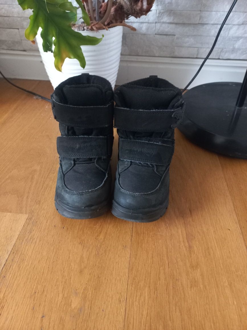 Buty zimowe kozaki sniegowce chłopięce świecące ccc