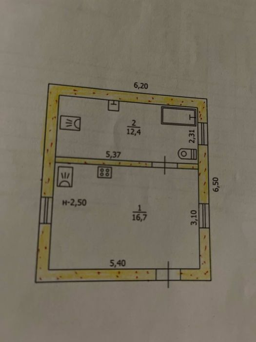 Продам будинок під ключ, з ділянкою та всіма зручностями.