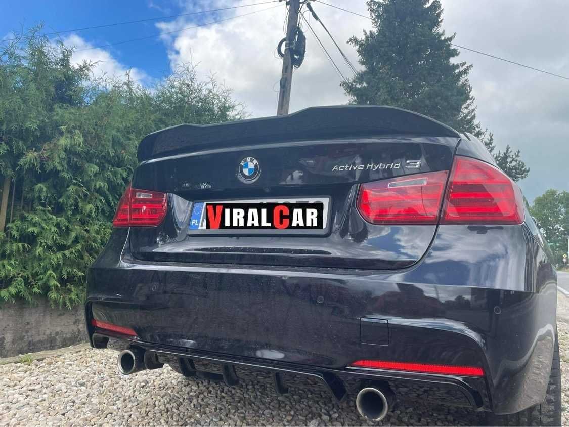Dyfuzor Dokładka Spoiler BMW F30 F31 CZARNY POŁYSK / CARBON