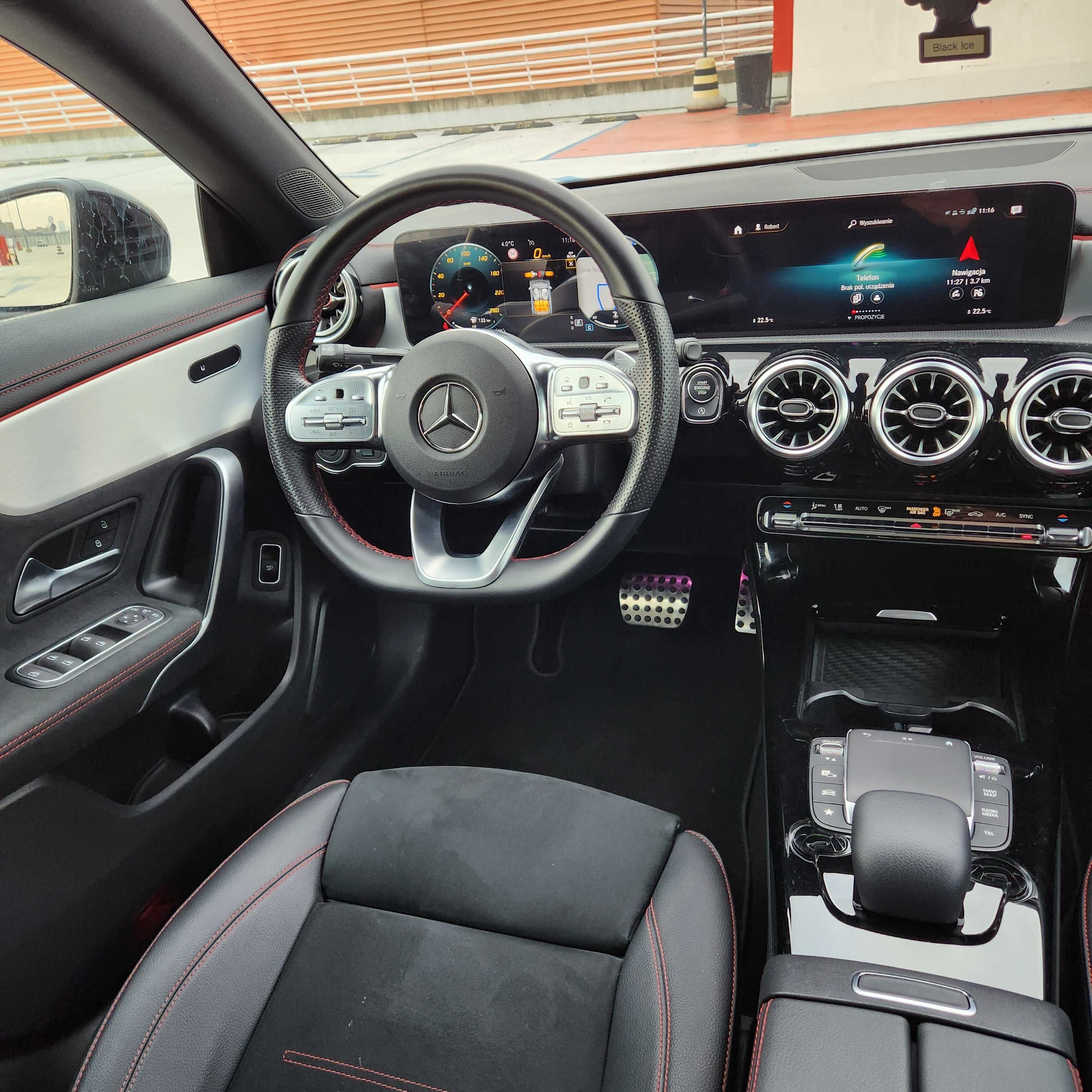 Mercedes Cla 2.0 Benzyna Wynajem wypozyczalnia samochodow aut premium
