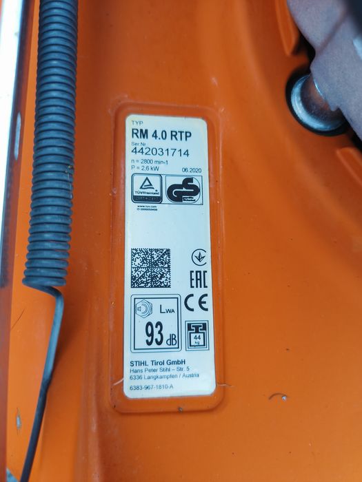Stihl RM 4.0RTP kosiarka profesjonalna aluminiowa obudowa