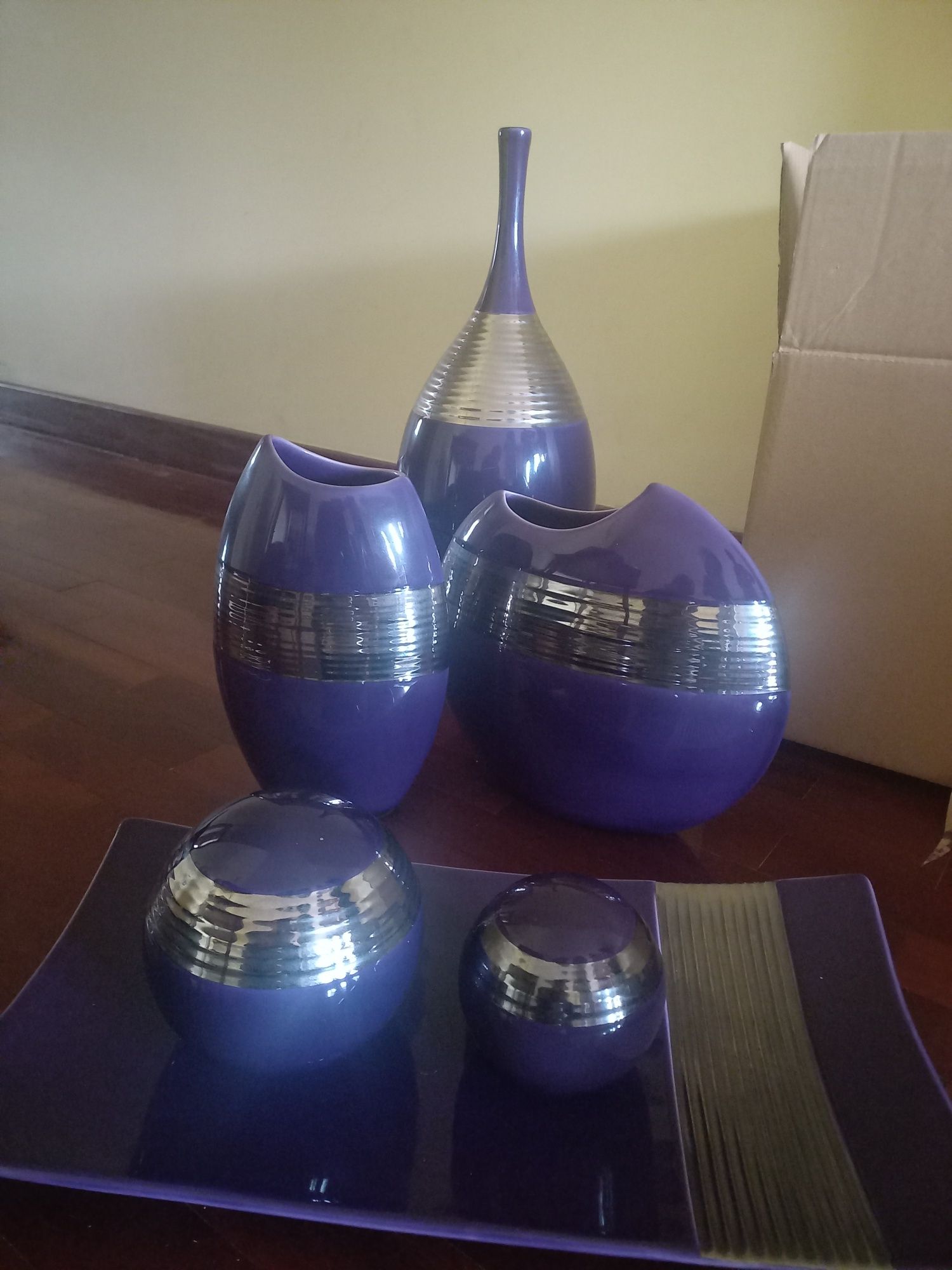 Decoração em roxo