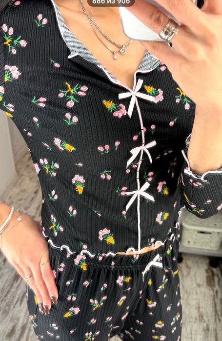 4 кольори Піжама жіноча женская с штанами кофта домашний костюм пижама