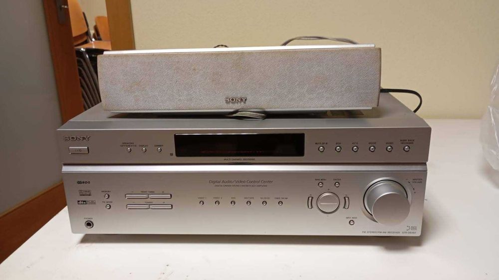 Amplificador sony STR DE597 + 4 colunas