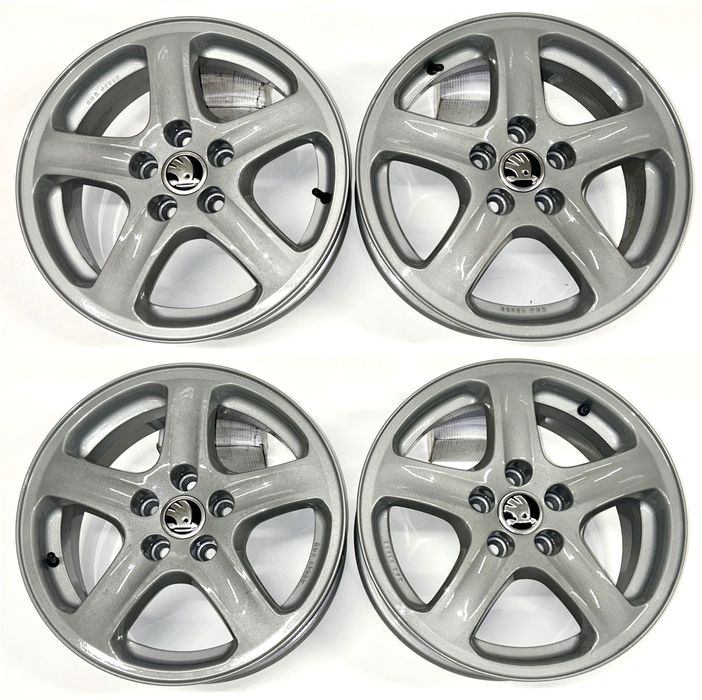 Felgi Aluminiowe Oryginał Skoda 5x100 6J x 15'' ET-38 Fabia Roomster