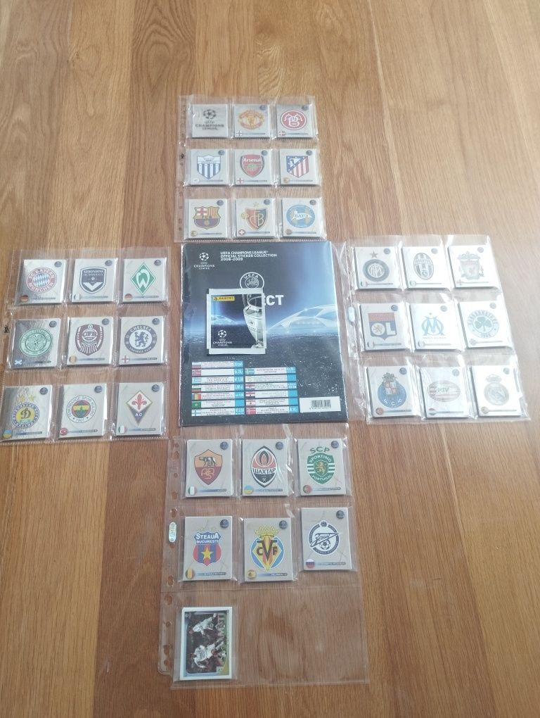 Cromos Panini Champions league 2008/2009