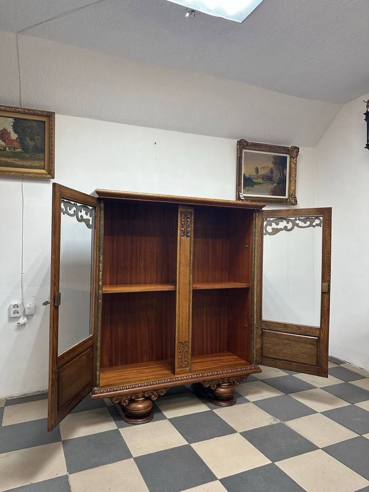 Вітрина сервант дуб витрина дерево 3308