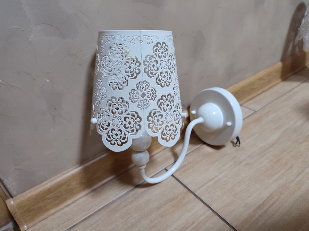 Żyrandol ażurowy + 2 kinkiety