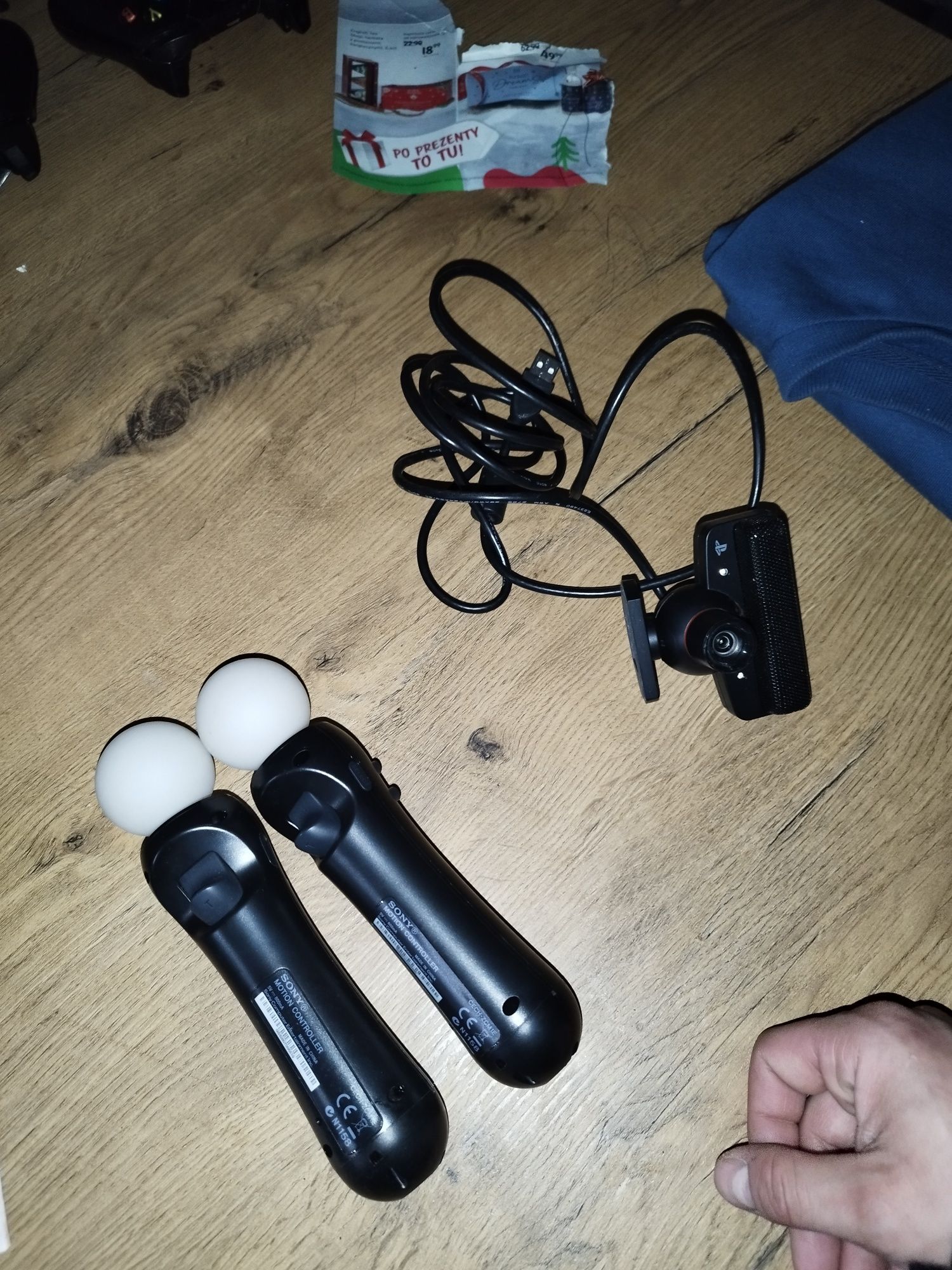 2 x ps Move PS3  PS4. PS5 PlayStation+ camerka PS3 gratis do gier gry