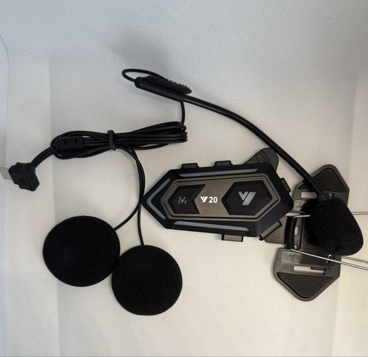 Мото гарнітура Y20 з жорстким мікрофоном