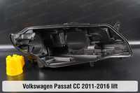 Скло корпус фары VW Passat CC T-ROC sharan touran caddy2 кадди