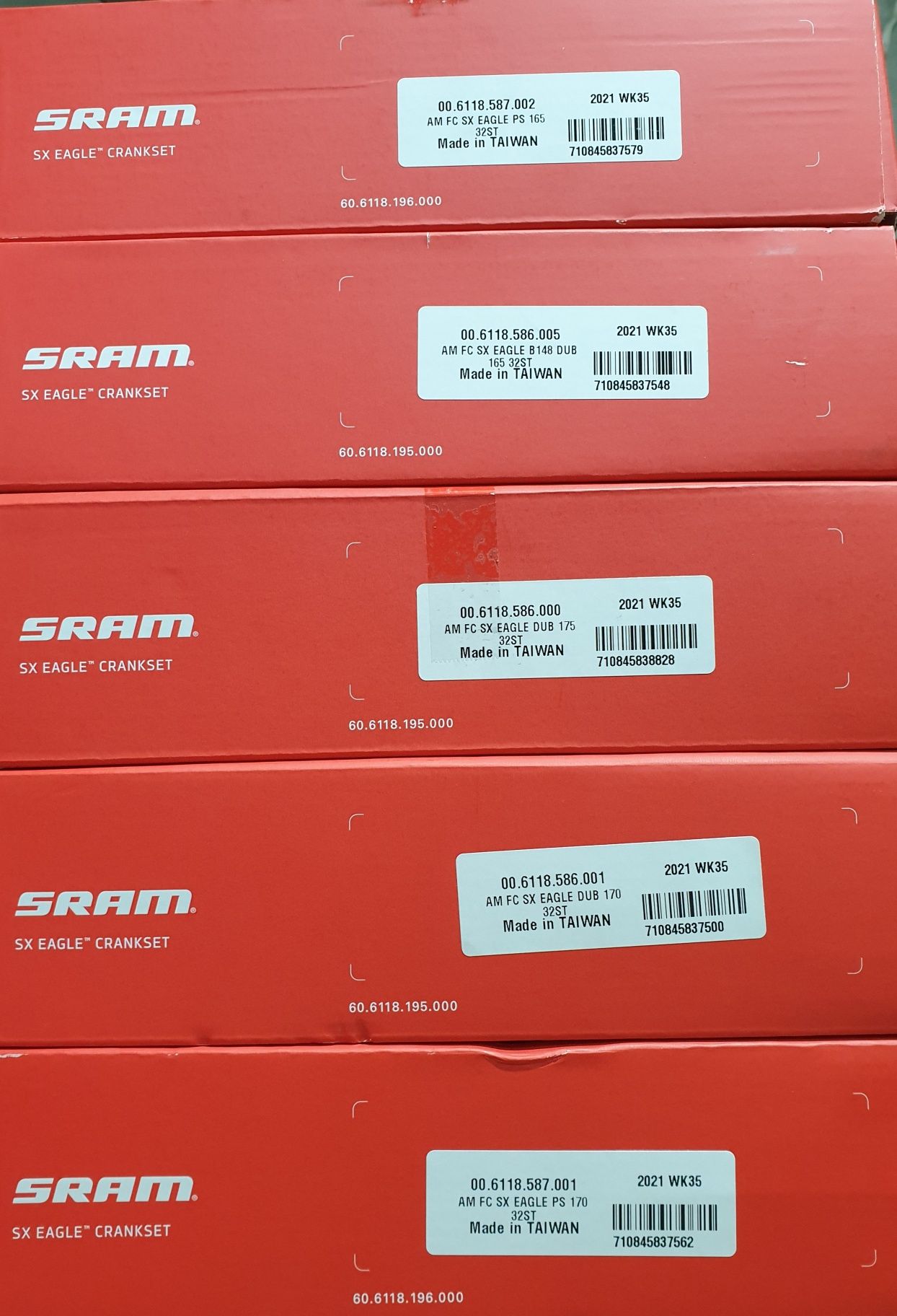 Шатуни Sram SX DUB -  170,  175 мм.