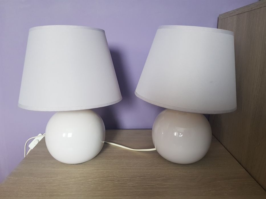 Lampki nocne 2 szt jasny fiolet