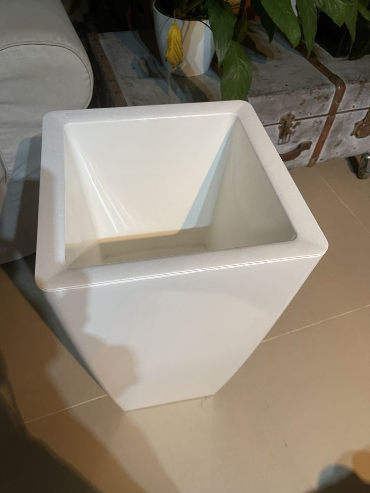 Vaso alto branco