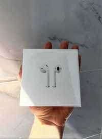 AirPods 2 Oryginalne, Nowe, Foli