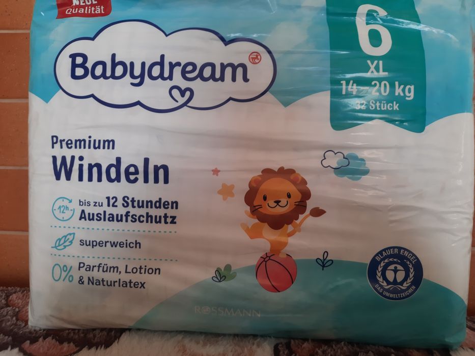 Памперси  Babydream 6(14-20kg)32шт.