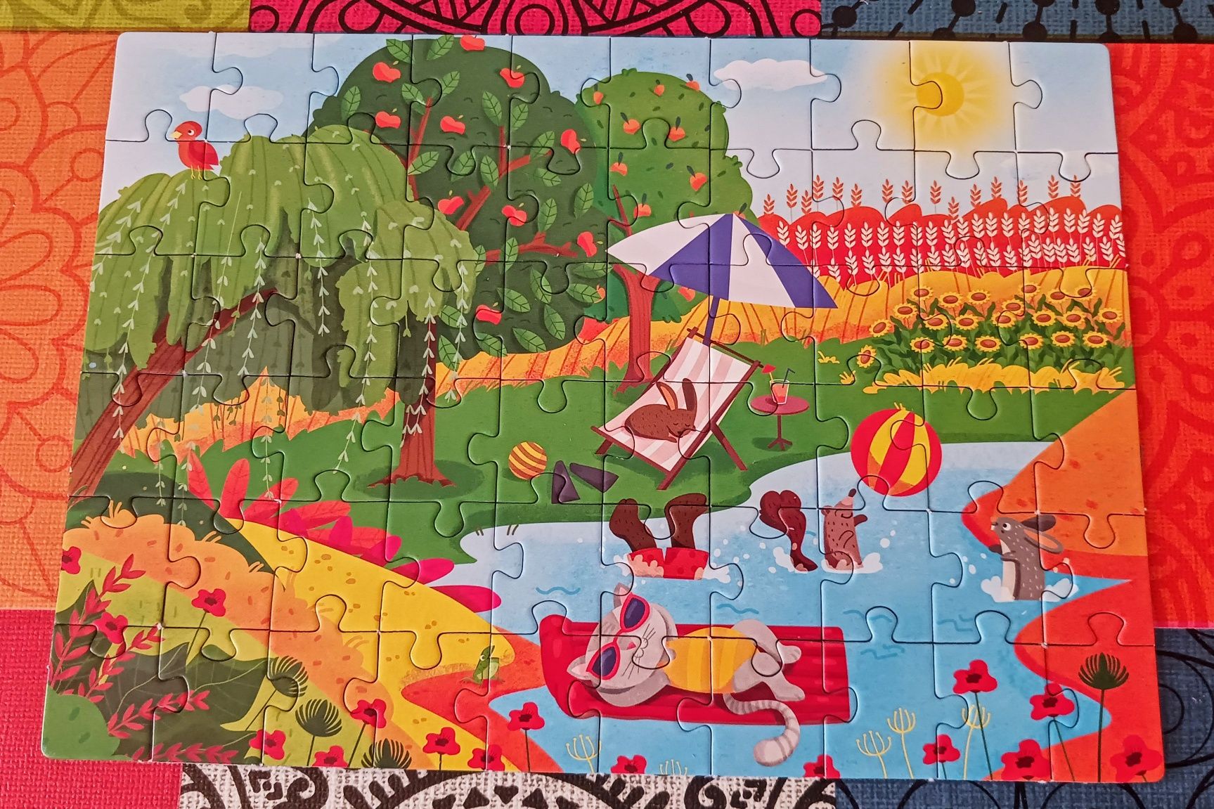 Conjunto de 4 puzzles progressivos
