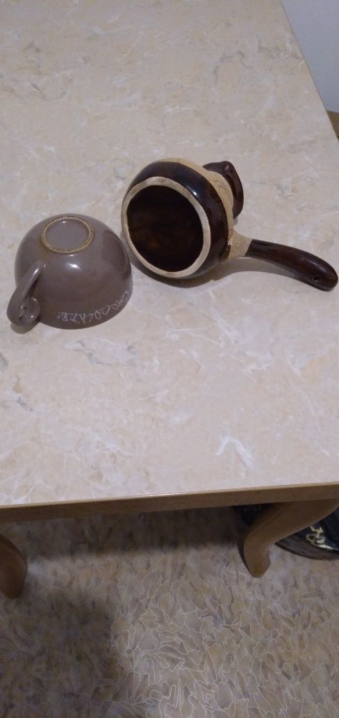 Турка керамічна та чашка CHOCOLATA