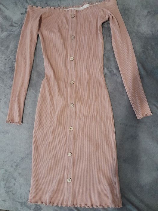 Сукня жіноча в рубчик