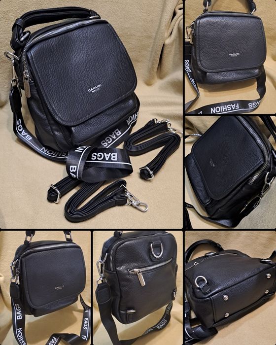 Сумочка -рюкзак (крос-боді)шкіряний