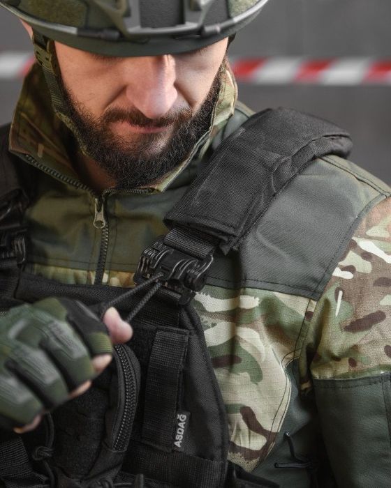 Плитоноска чорна з підсумками 7шт