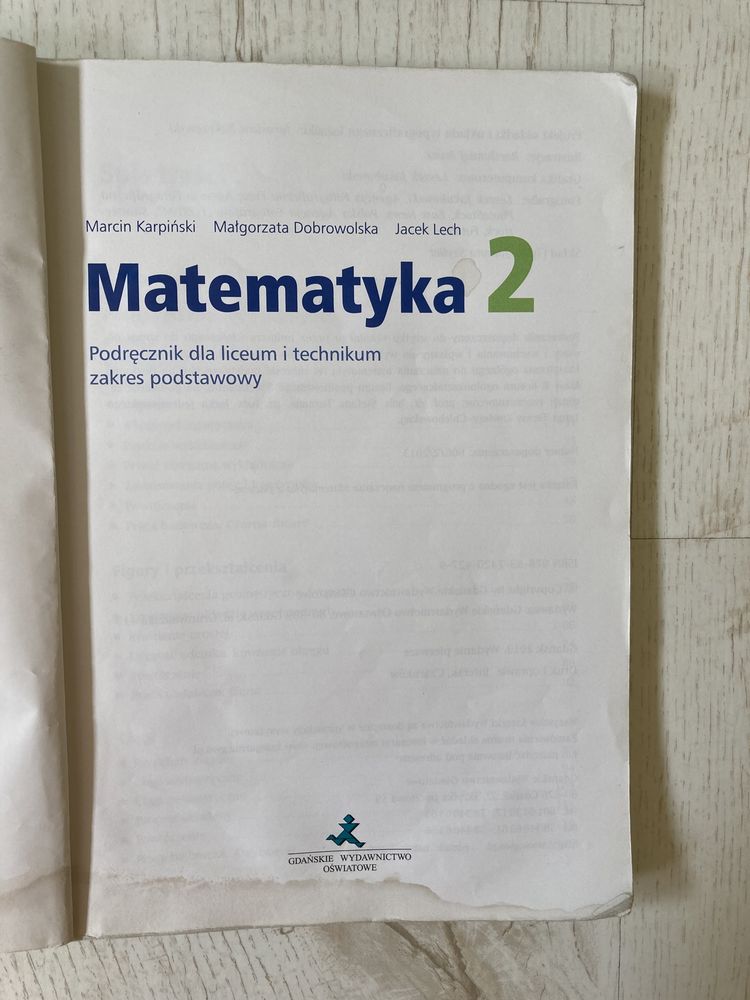 Podręcznik matematyka 2 (podstawowy)