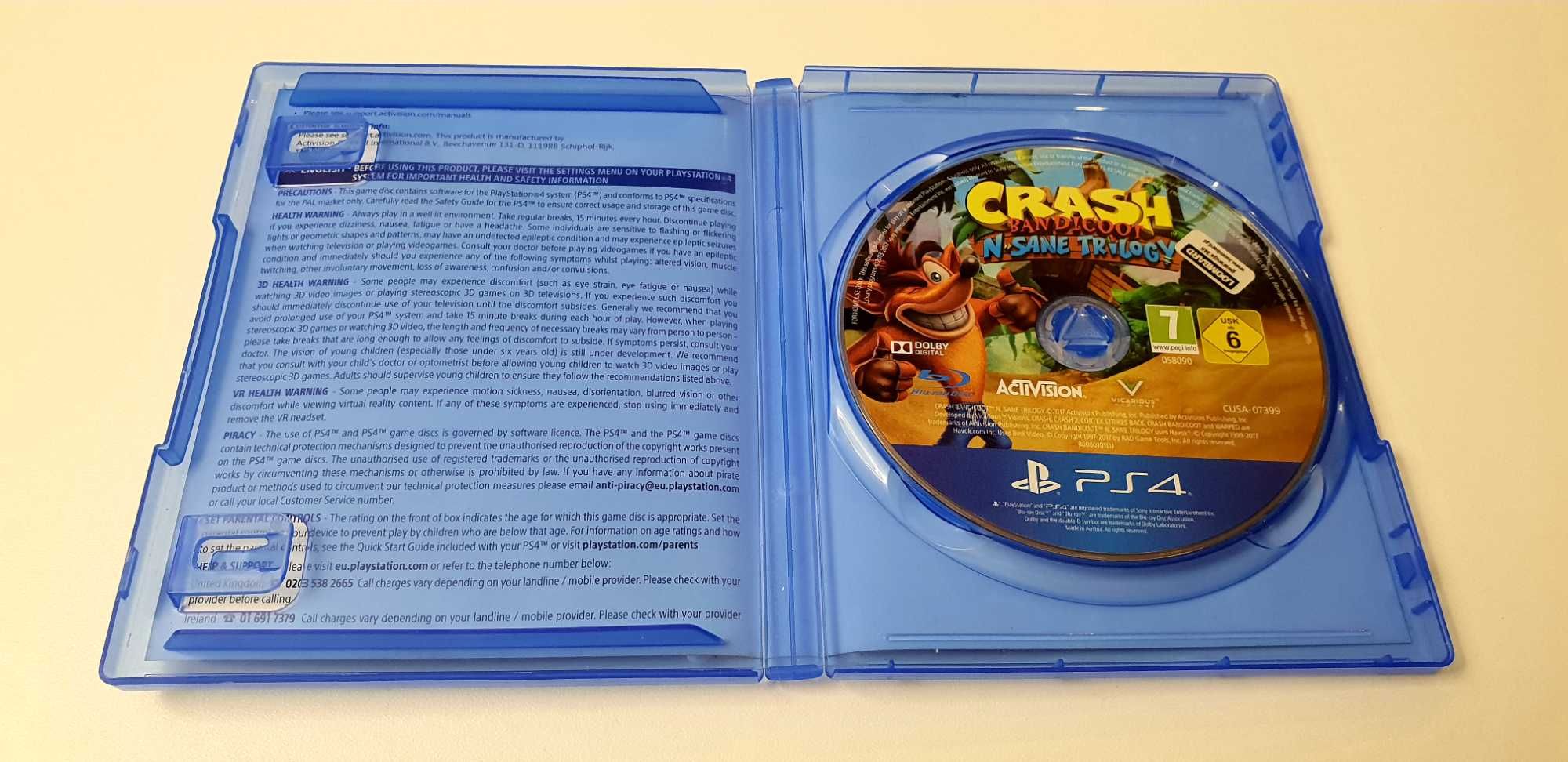 Gra Crash Bandicoot Nsane Trilogy PS4 PS5 Playstation 4 5