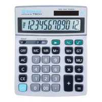 Kalkulator biurowy 12 cyfr. srebrny DONAU