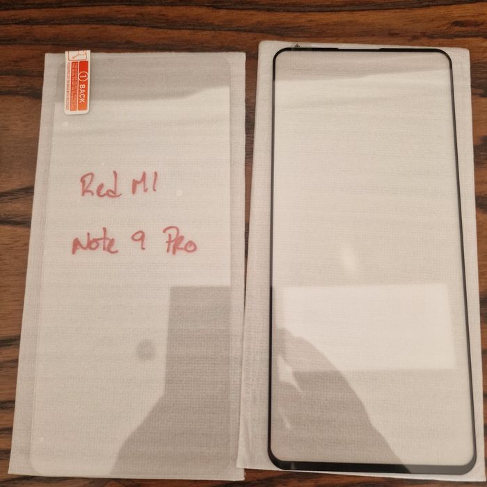 Película de vidro para Redmi Note 9 Pro