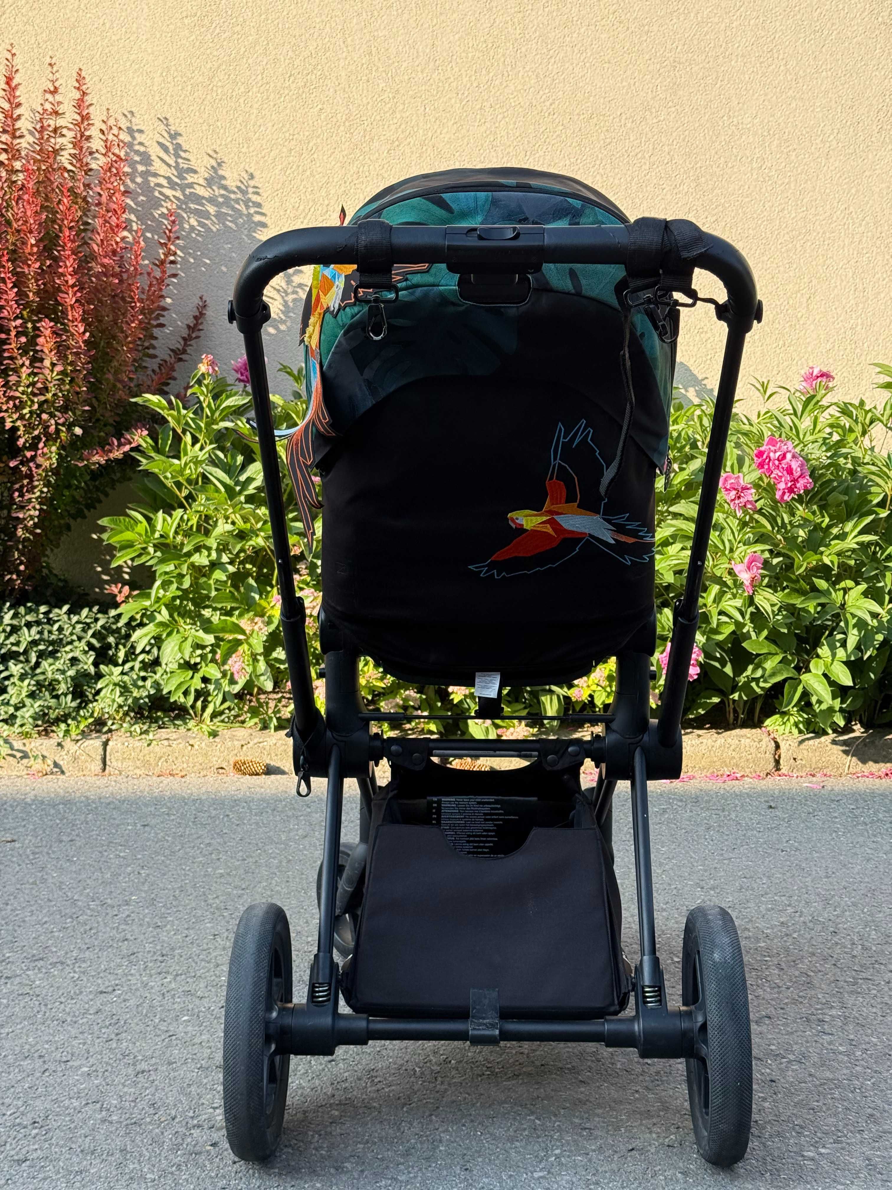 Wózek Cybex Priam 2.0 Platinum Birds Of Paradise, Fashion Collection