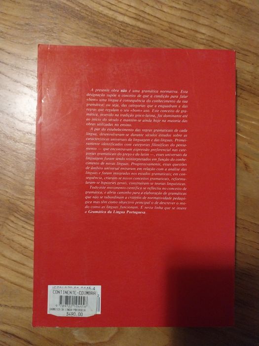 Gramática da Língua Portuguesa - Maria Helena Mira Mateus
