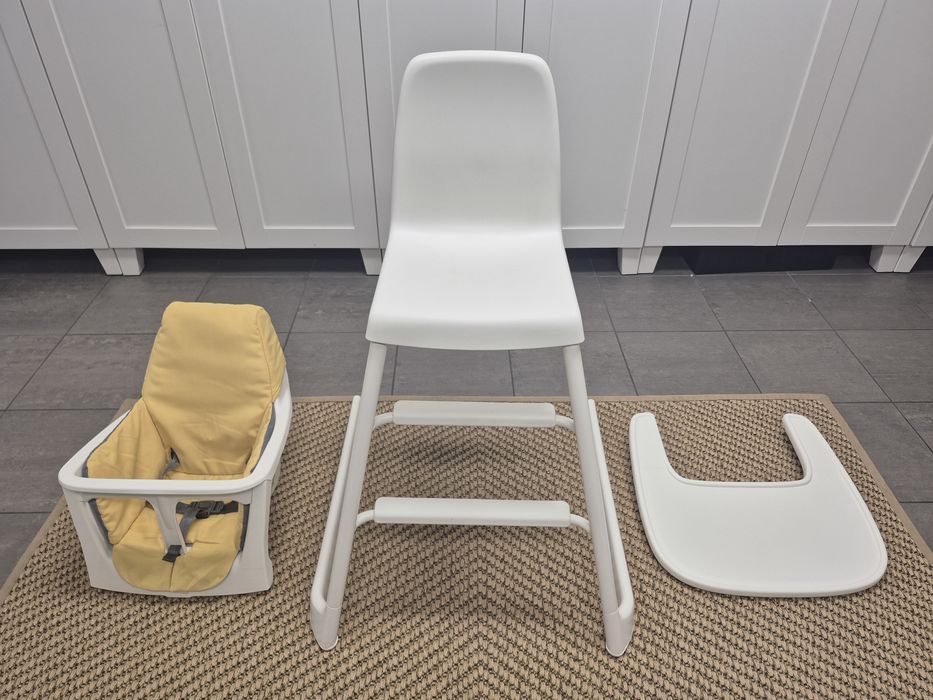 Krzesełko do karmienia Ikea Langur, krzesło wysokie