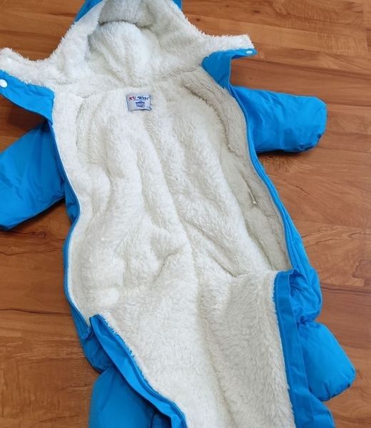 Зимовий комбінезон для хлопчика + шапочка в подарунок